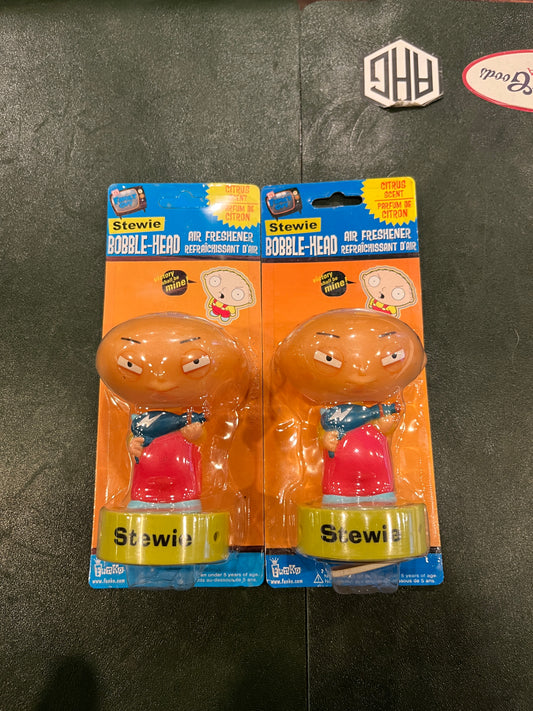Family Guy Stewie Bobble Breeze Bobble-Head Air Freshener – Citrus Scent – Funko (2006)