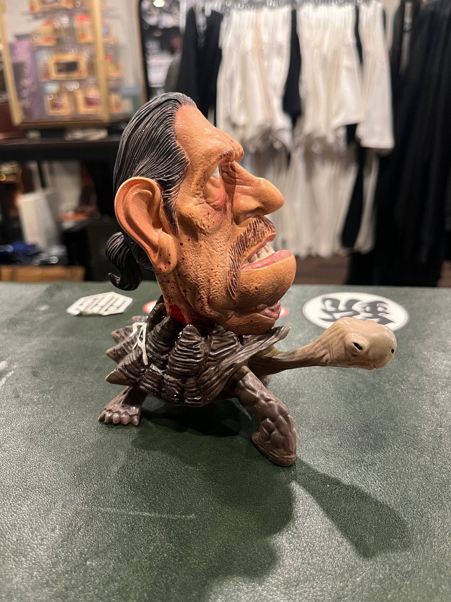 Danny Trejo “Hola Death” Parody Turtle Figure – Horror/Comedy Collectible Toy