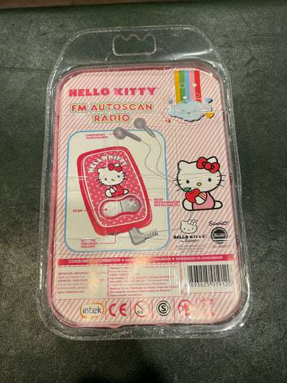 Hello Kitty FM Auto-Scan Radio with Earphones