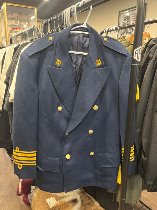 Veste d'uniforme vintage de la fanfare militaire de Staten Island, États-Unis – Grade d'officier supérieur, XXe siècle