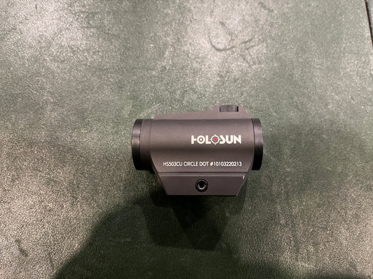 Viseur point rouge Holosun HS503CU – Alimentation solaire/batterie
