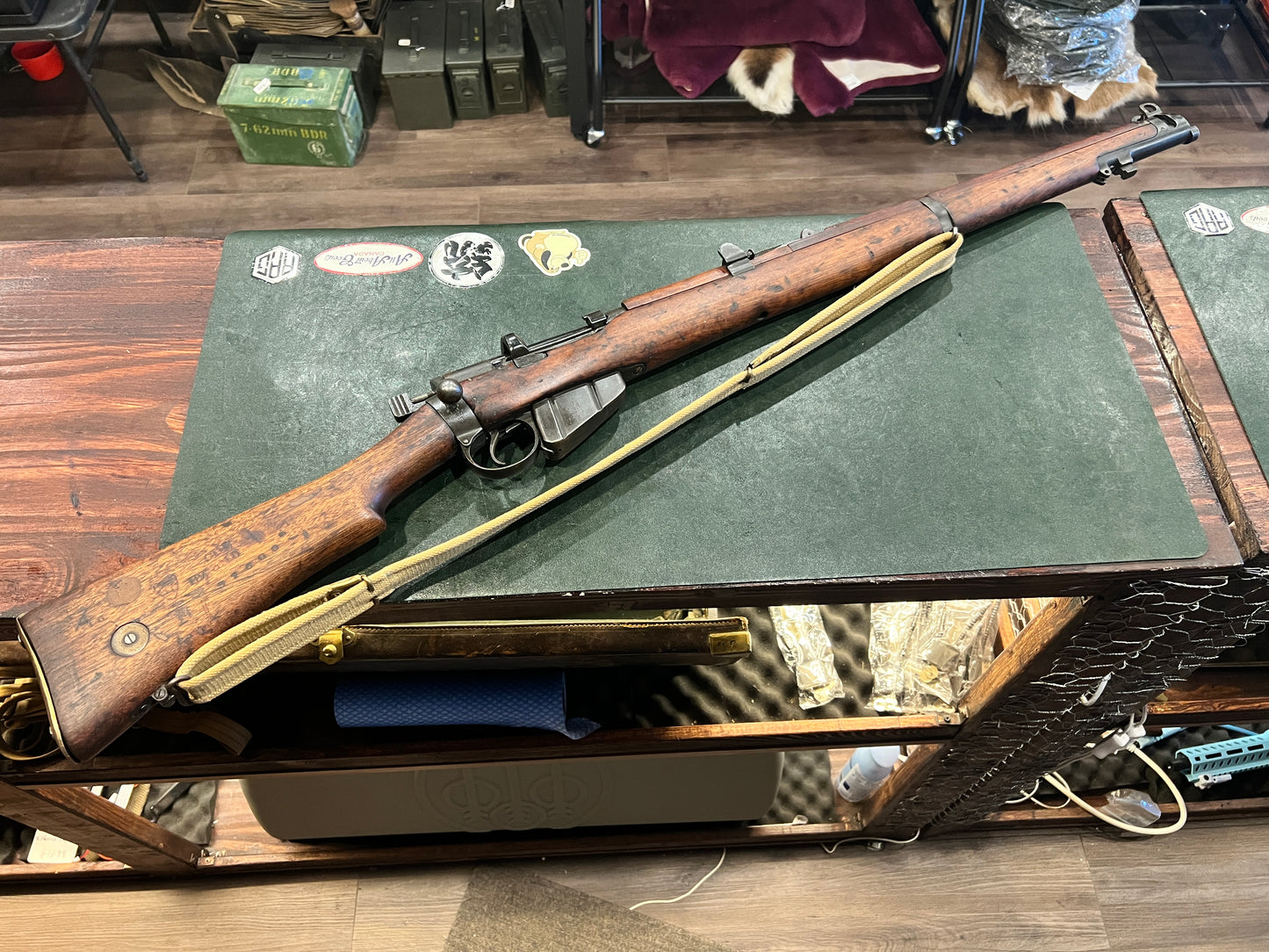 一战英制SMLE Mk III步枪 – 1915年BSA – .303英式口径，原厂编号匹配，原始漆面和优秀膛线