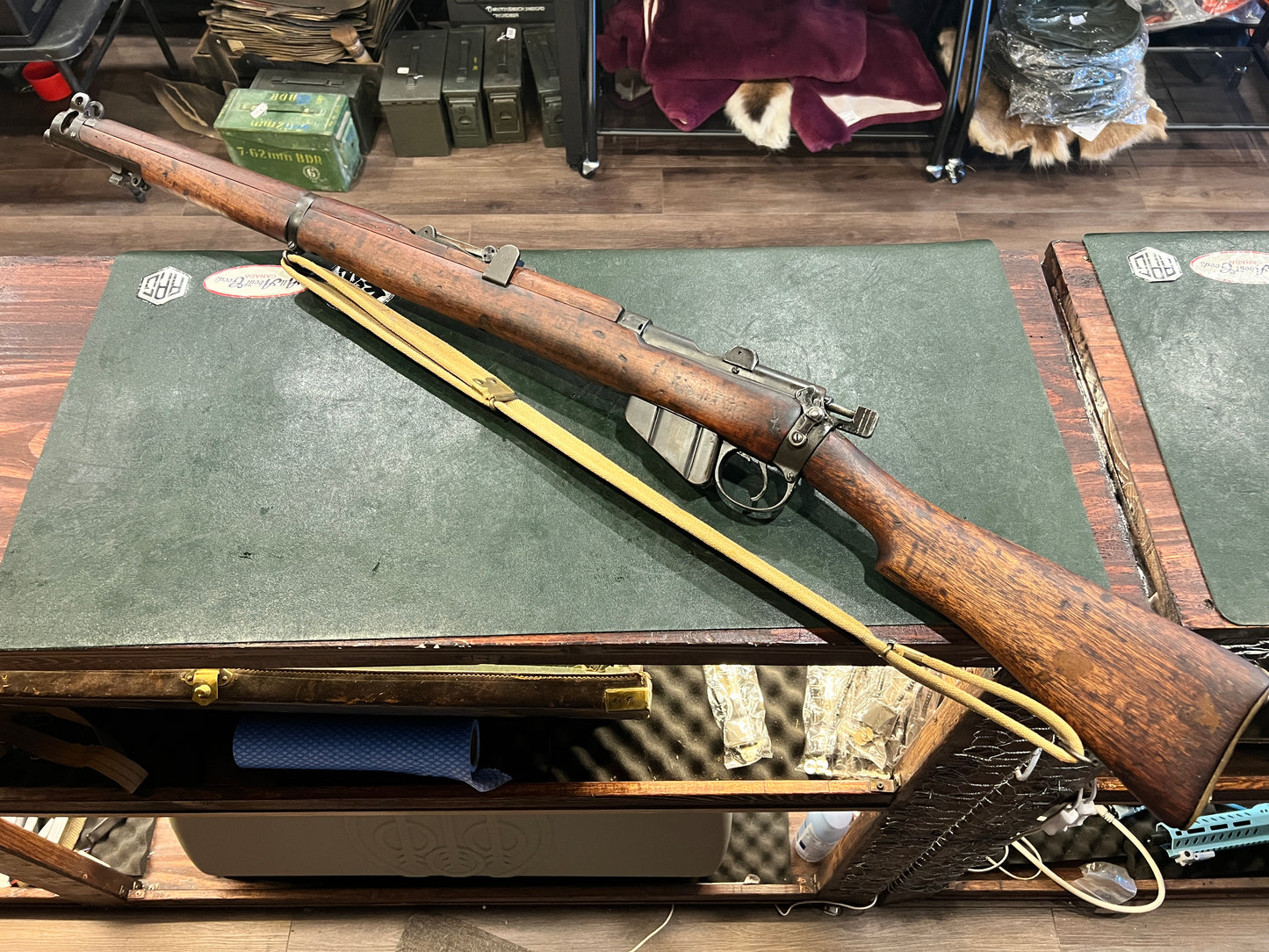 一战英制SMLE Mk III步枪 – 1915年BSA – .303英式口径，原厂编号匹配，原始漆面和优秀膛线