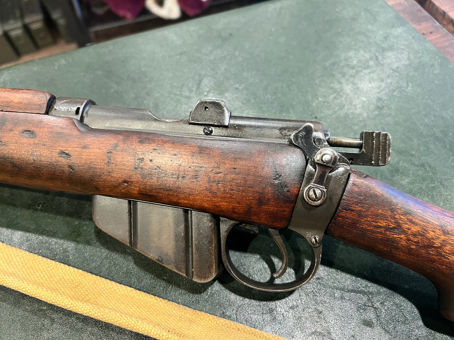 一战英制SMLE Mk III步枪 – 1915年BSA – .303英式口径，原厂编号匹配，原始漆面和优秀膛线