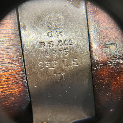 一战英制SMLE Mk III步枪 – 1915年BSA – .303英式口径，原厂编号匹配，原始漆面和优秀膛线
