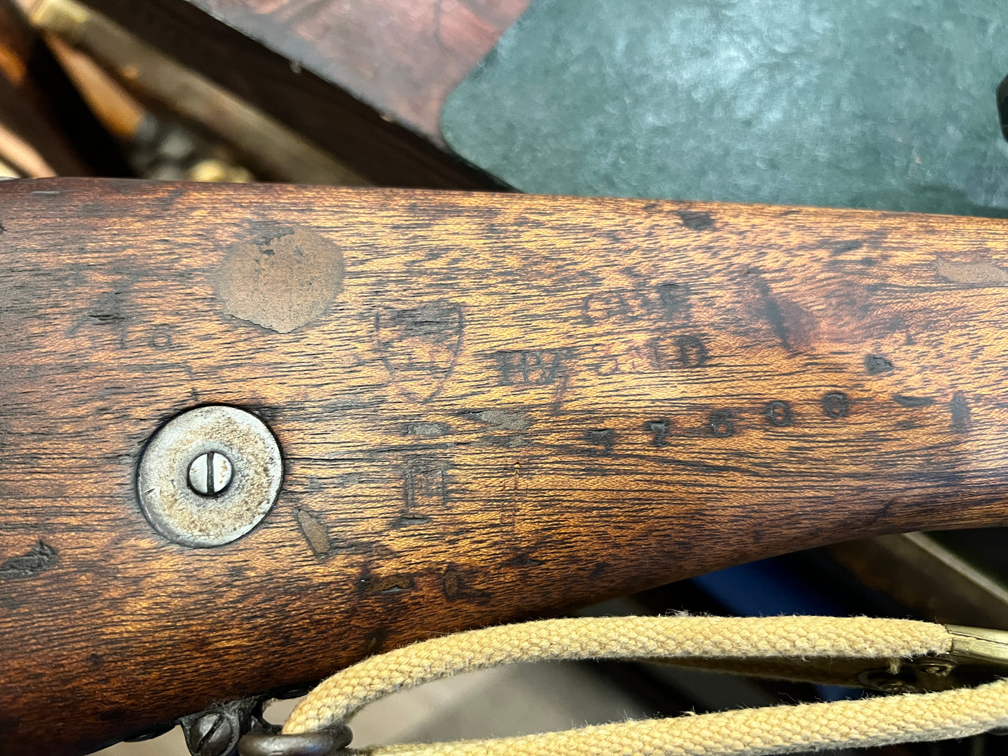 一战英制SMLE Mk III步枪 – 1915年BSA – .303英式口径，原厂编号匹配，原始漆面和优秀膛线