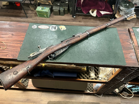 REMINGTON 1916 M1891 MOSIN–NAGANT RIFLE | FINNISH SERVICE D-MARKED | MATCHING BOLT & RECEIVER | 7.62×54R