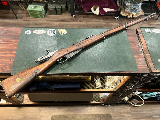 WESTINGHOUSE M1891 MOSIN NAGANT | 7.62x54R | FINNISH CIVIL GUARD (SK.Y) STOCK DISK | D MARK| EXCELLENT BORE