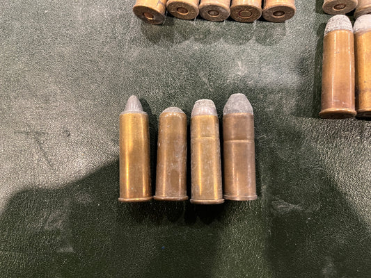 49 Rounds — Mostly .44-40 Winchester with a Couple of .45 Colt (Vintage Mixed Lot)