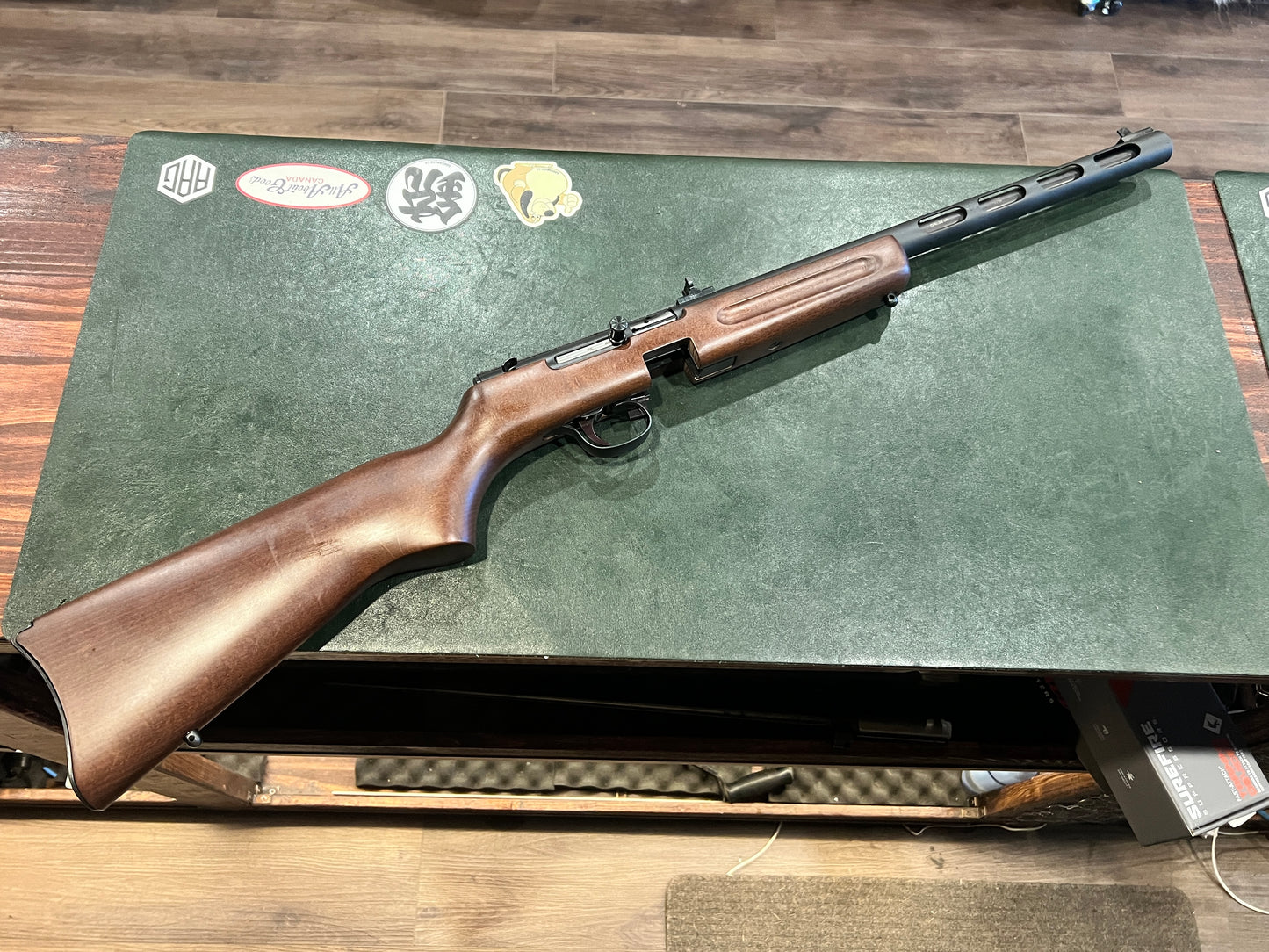 Pietta PPS-50 Semi-Automatic Rifle in .22 LR – Fired Once – Like New Condition – Includes 50-Round Drum Magazine