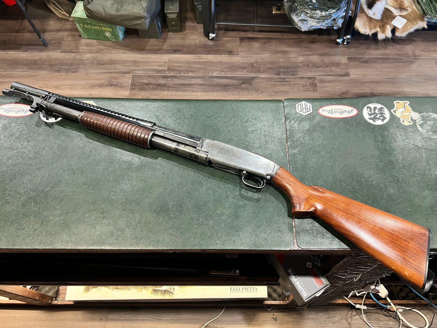 Winchester Model 12 Trench Gun Style Pump Shotgun in 12 Gauge – Matching Numbers – U.S.-Made Trench Conversion – 20.5" Barrel