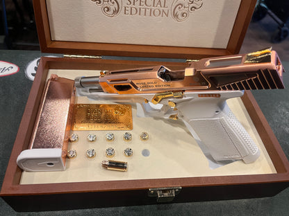 G&G GTP9 MS Rose Gold Limited Edition Airsoft Pistol (No.364/999) – Luxury Collector’s Display Set