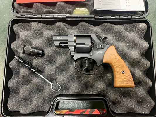 Röhm RG 59 Blank-Firing Revolver – 9mm R.K., German-Made, Complete in Case