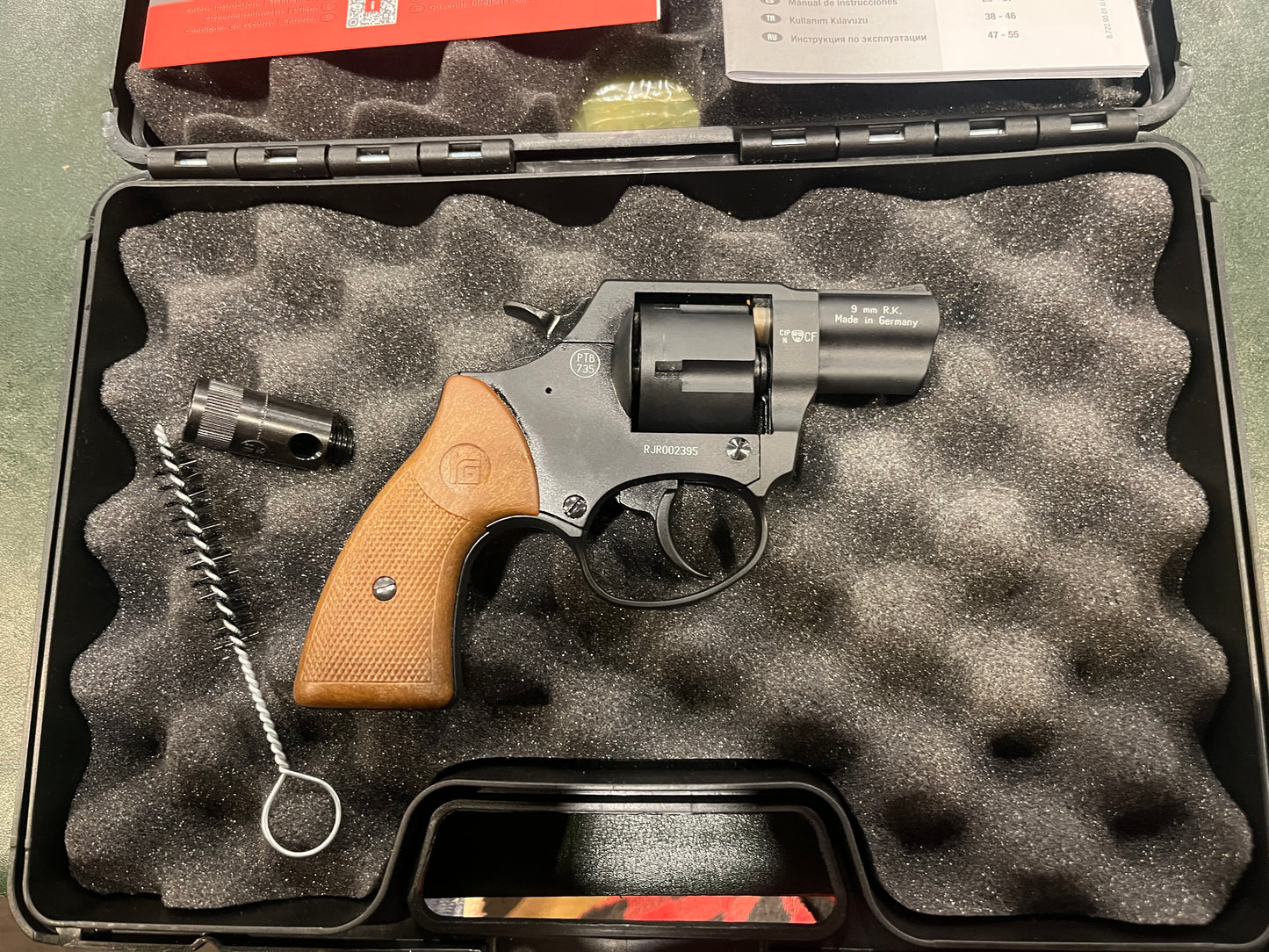 Röhm RG 59 Blank-Firing Revolver – 9mm R.K., German-Made, Complete in Case