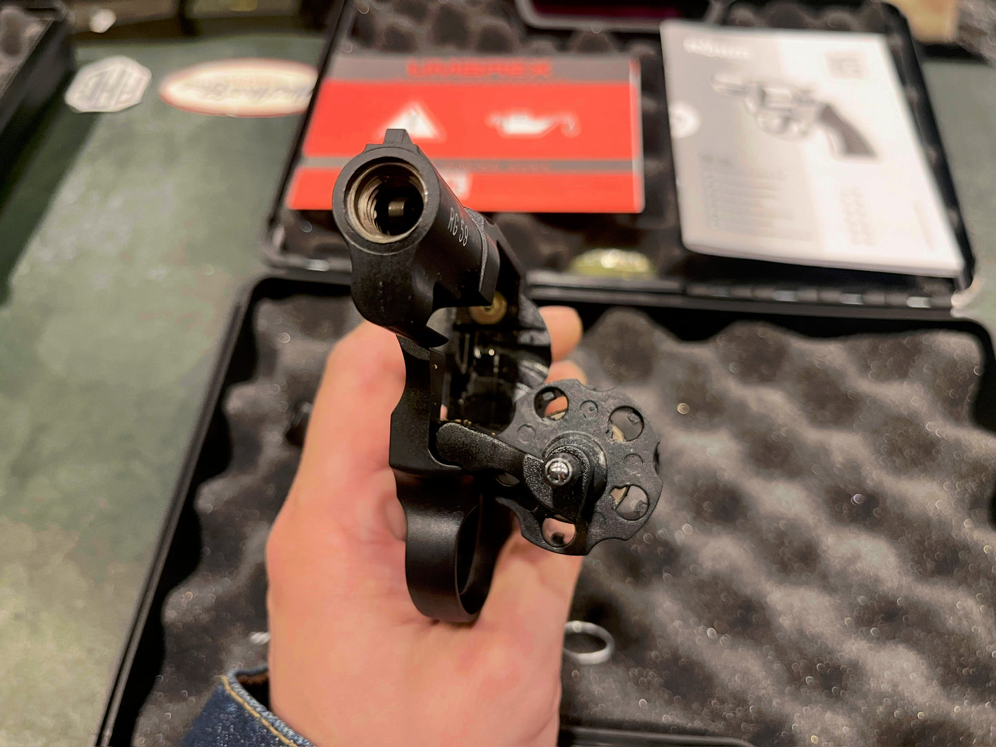 Röhm RG 59 Blank-Firing Revolver – 9mm R.K., German-Made, Complete in Case