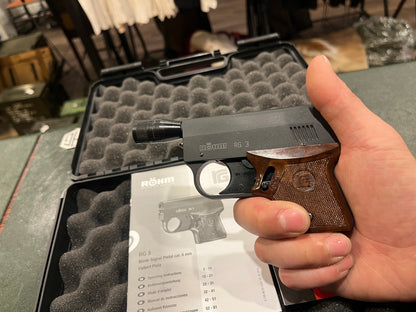 Röhm RG3 6mm Blank Pistol – Made in Germany – Complete Set with Case & Accessories