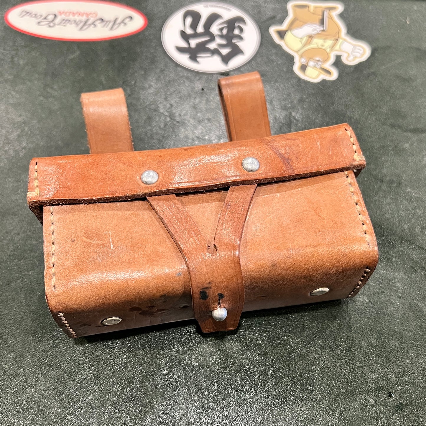 Original Chinese Type 56 7.62mm Semi-Automatic Rifle Leather Ammunition Pouch (Manufactured in 1958)