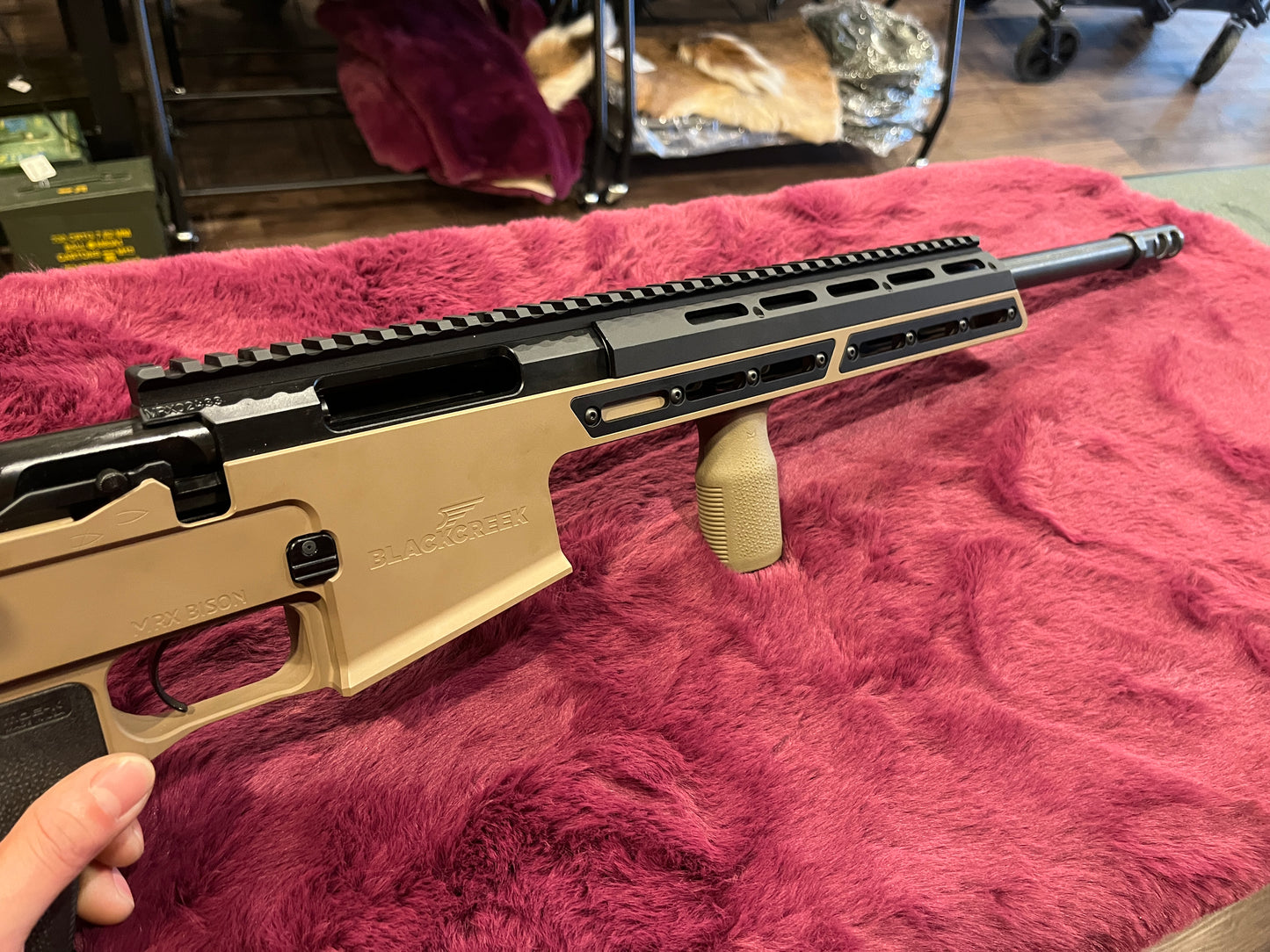 Black Creek Labs MRX Bison Recon 5.56 NATO 16.5″ FDE – Folding Stock