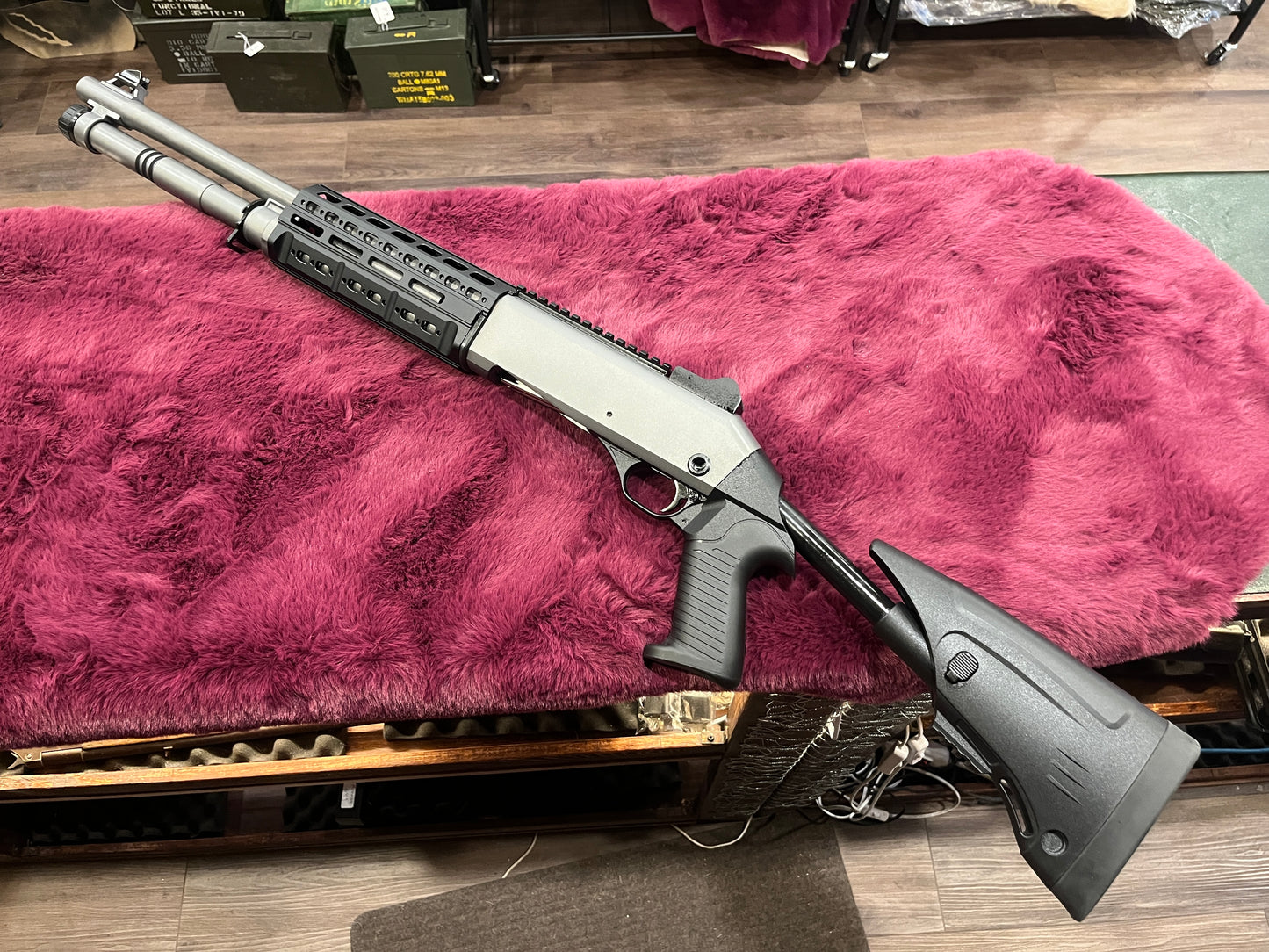 Canuck Elite Tac Operator — Never Been Fired — Original Box + Swivels, Extra Handguard Covers & Picatinny Rails