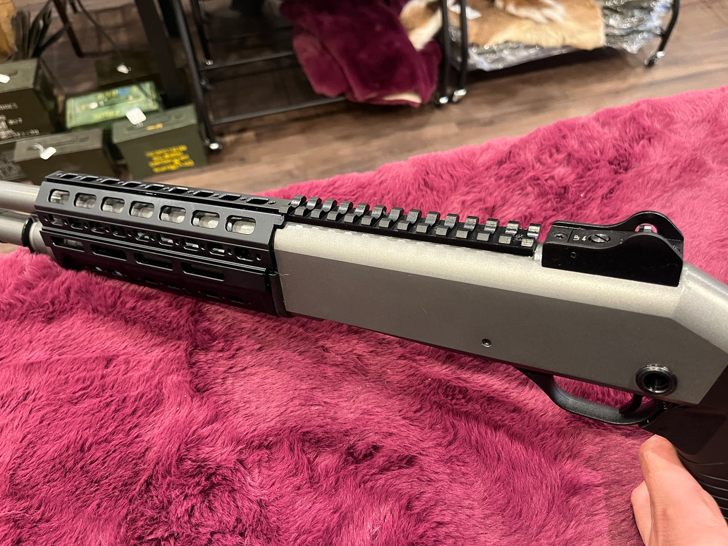 Canuck Elite Tac Operator — Never Been Fired — Original Box + Swivels, Extra Handguard Covers & Picatinny Rails