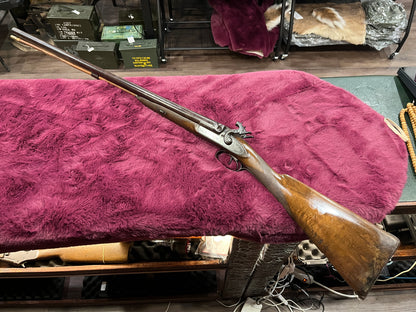 Percussion Double-Barrel Black Powder Shotgun – Wall Hanger Display Piece