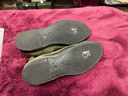 WWII-Era Military Canvas Running Shoes (Size 5) with U.S. Army M16A1 Rifle Maintenance Manual