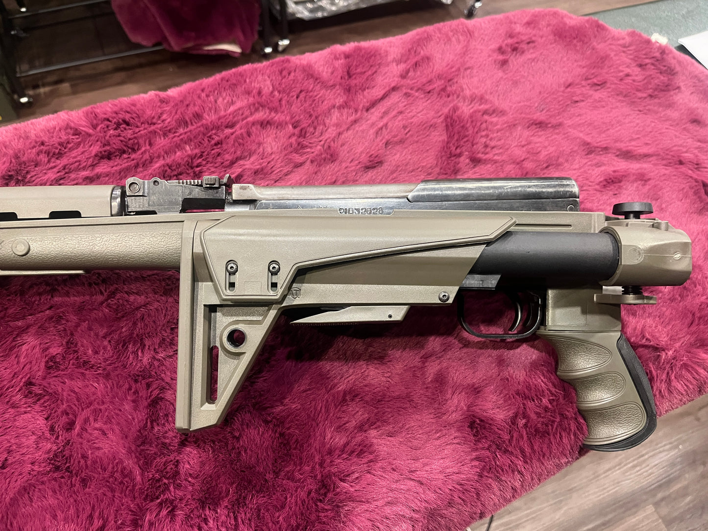 SKS with ATI Tactical Stock — Unfired after purchase, includes original box & accessories