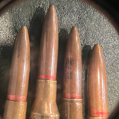WWII Japanese 6.5mm Arisaka Cartridge & Stripper Clip Display Set for Type 38 Rifle – Sold Individually (7 Sets Available)
