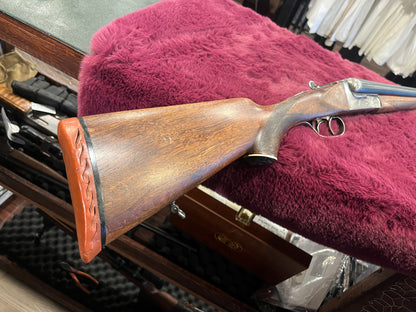 Manhela SxS 12 Ga — Tip-Up Double, 2¾" Chambers, 27¾" Barrels