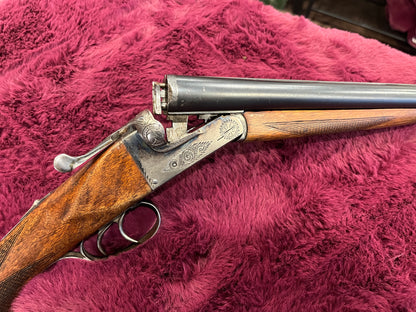 Manhela SxS 12 Ga — Tip-Up Double, 2¾" Chambers, 27¾" Barrels