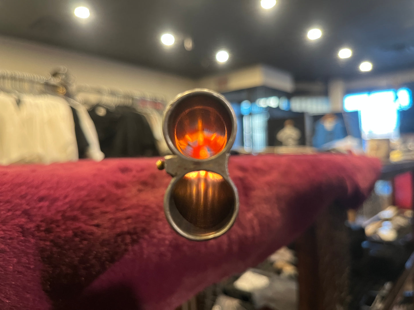 Manhela SxS 12 Ga — Tip-Up Double, 2¾" Chambers, 27¾" Barrels