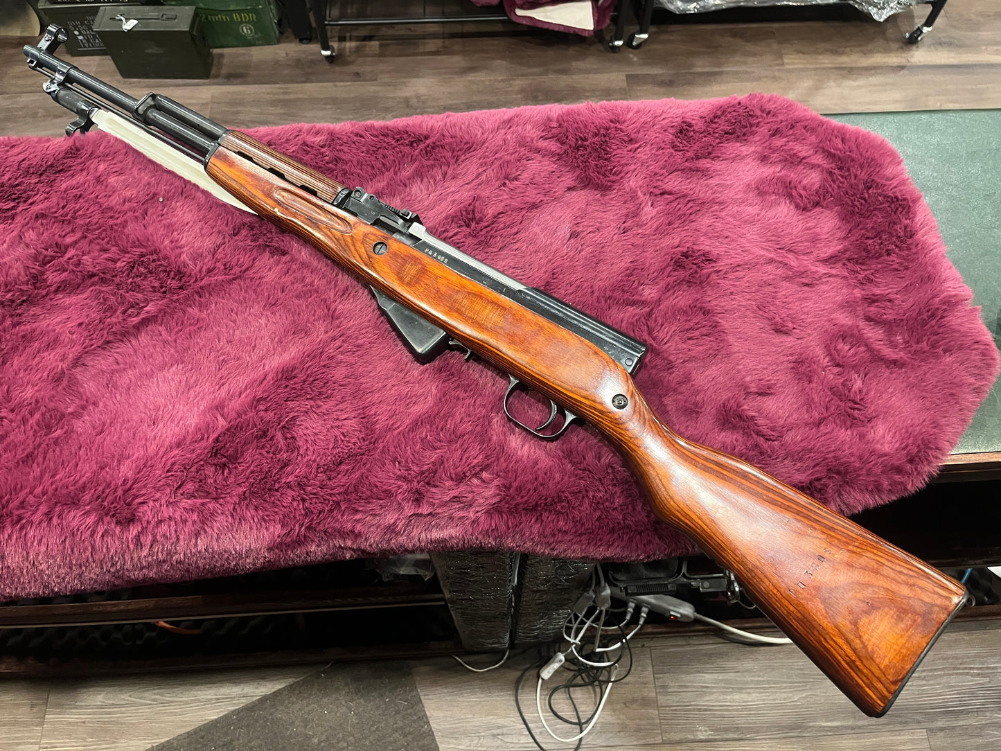 Russian SKS — Laminated Wood Stock, 7.62×39mm — Visible Number-Matching, Bayonet Included