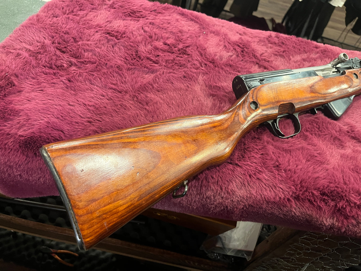 Russian SKS — Laminated Wood Stock, 7.62×39mm — Visible Number-Matching, Bayonet Included