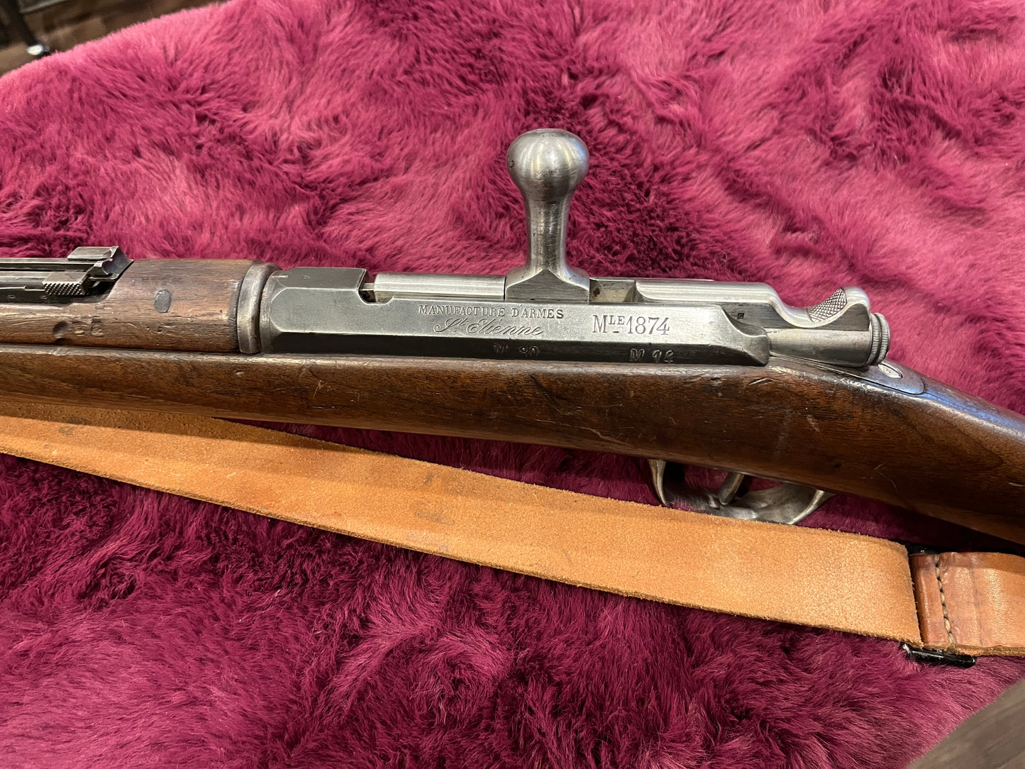 St. Étienne Mle 1874 → 80 → 14 (8×50/8mm Lebel conversion) — 31" Barrel