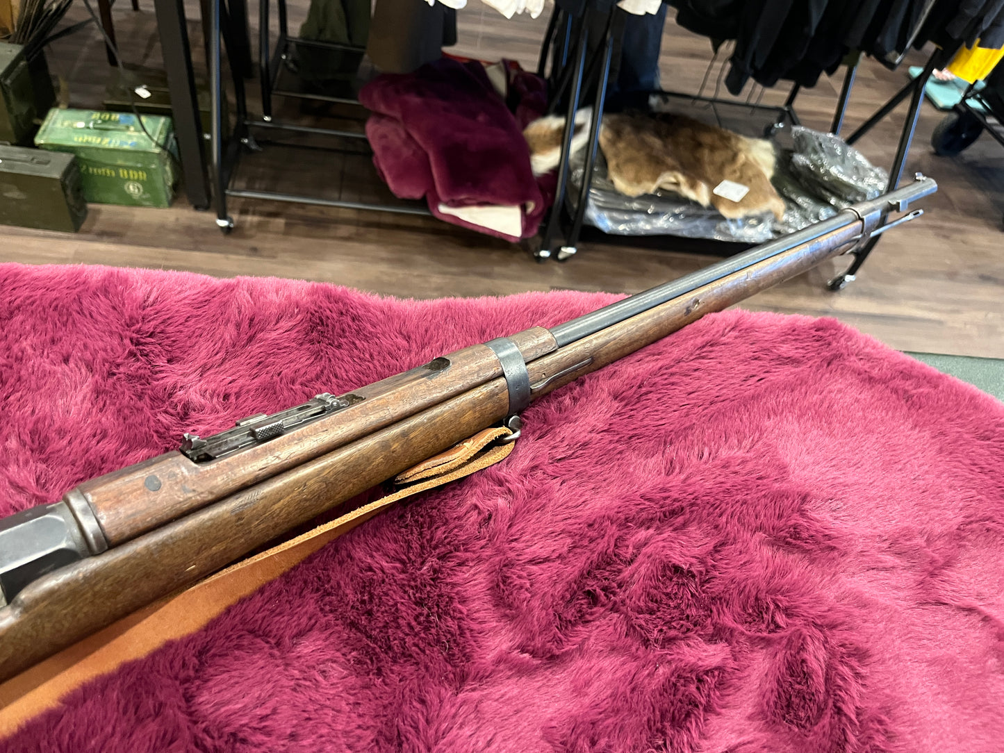 St. Étienne Mle 1874 → 80 → 14 (8×50/8mm Lebel conversion) — 31" Barrel