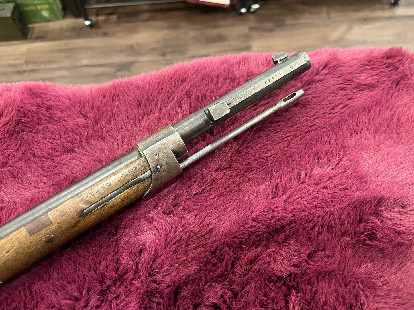 St. Étienne Mle 1874 → 80 → 14 (8×50/8mm Lebel conversion) — 31" Barrel