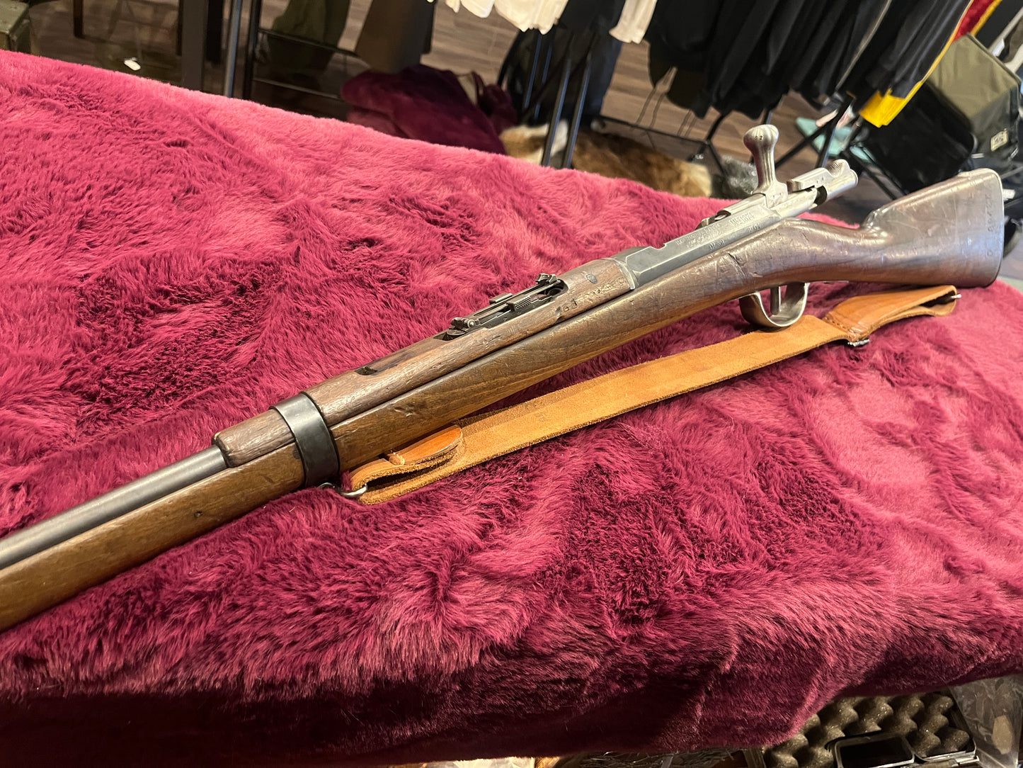 St. Étienne Mle 1874 → 80 → 14 (8×50/8mm Lebel conversion) — 31" Barrel