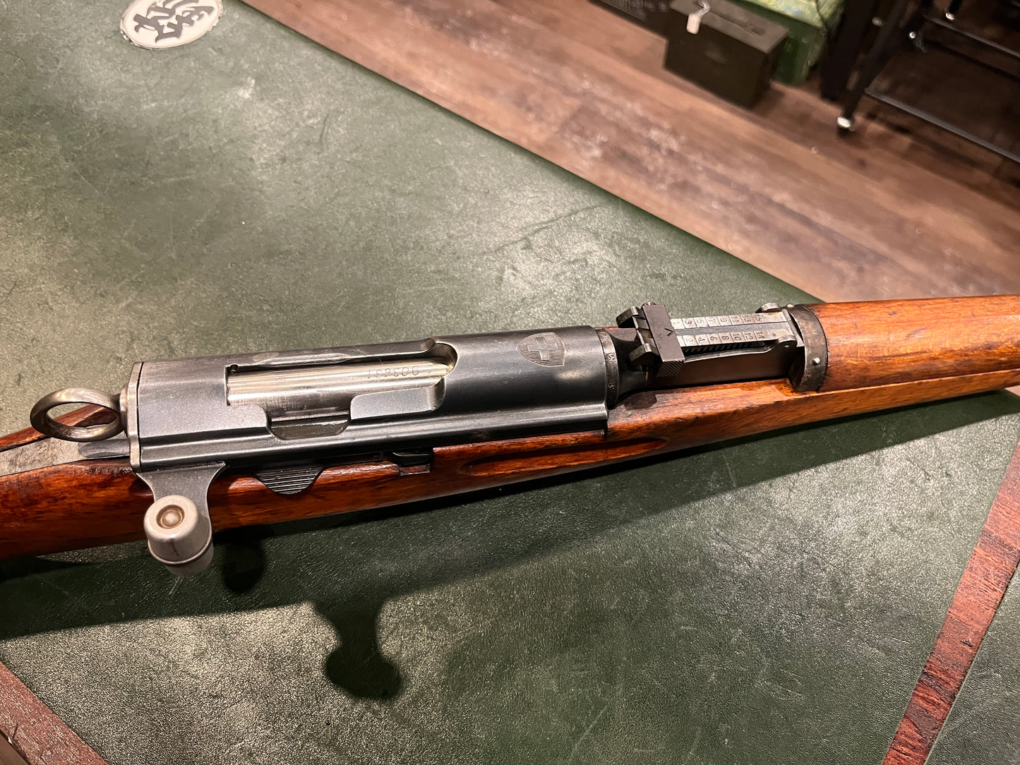 Pending--Swiss Schmidt-Rubin K31 Straight-Pull Rifle in 7.5x55mm Swiss – Matching Numbers, Good Condition