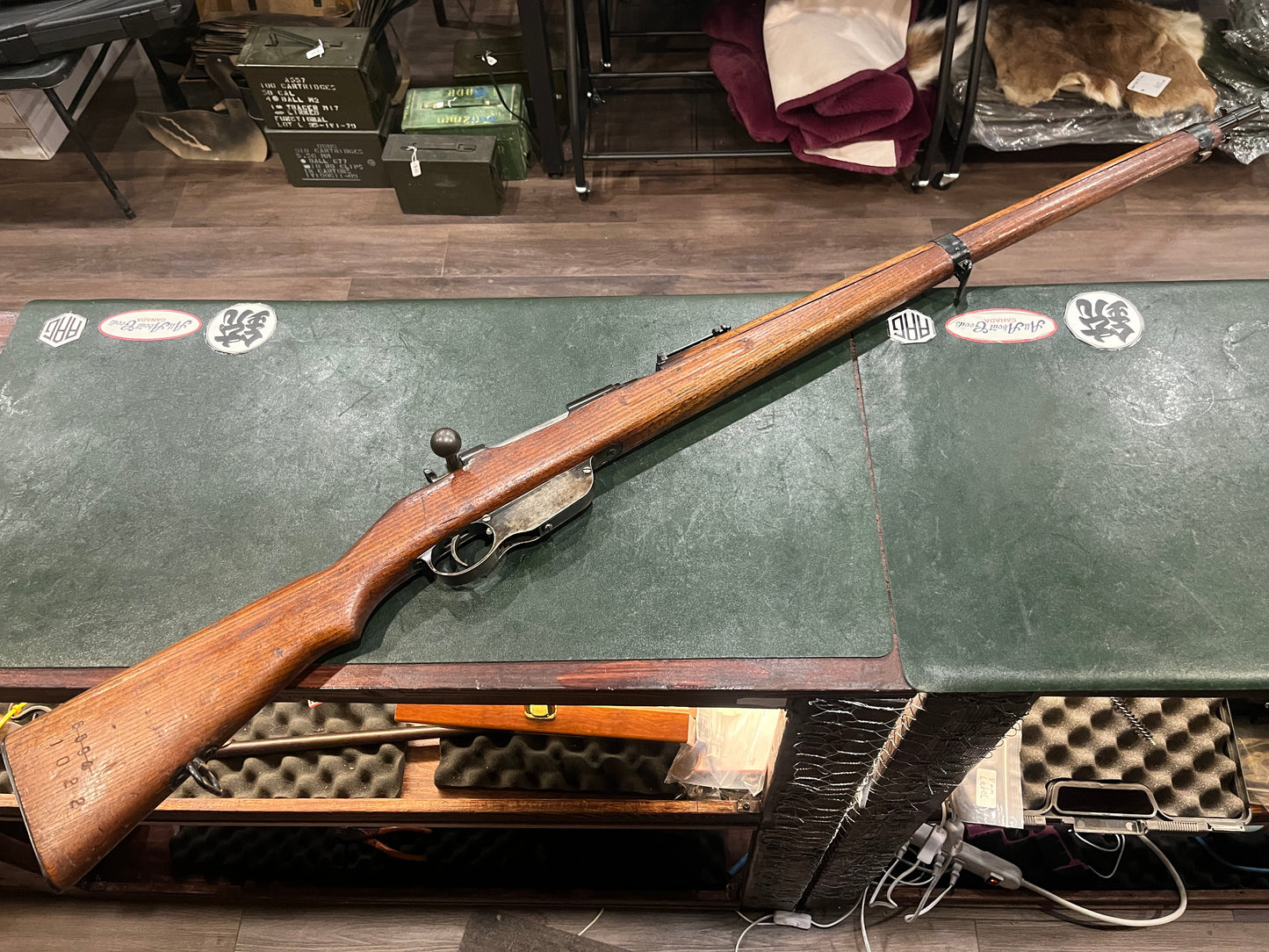 Steyr M95 — Austro-Hungarian 8×56R bolt-action service rifle, 31" barrel