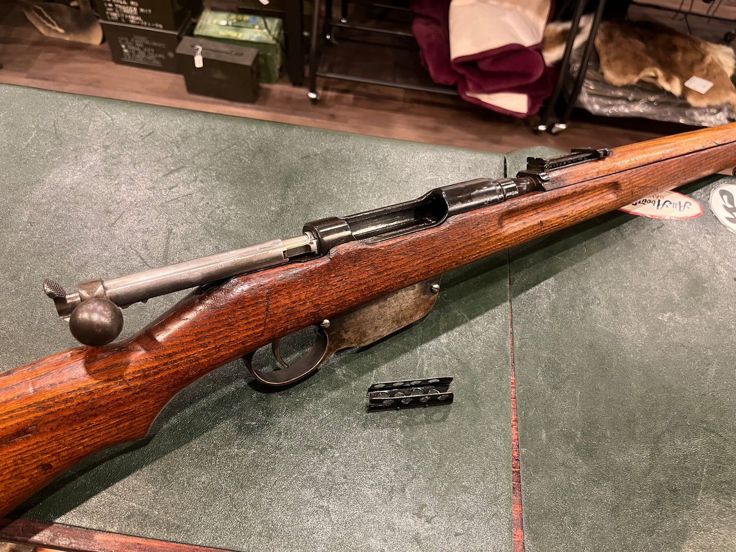 Steyr M95 — Austro-Hungarian 8×56R bolt-action service rifle, 31" barrel