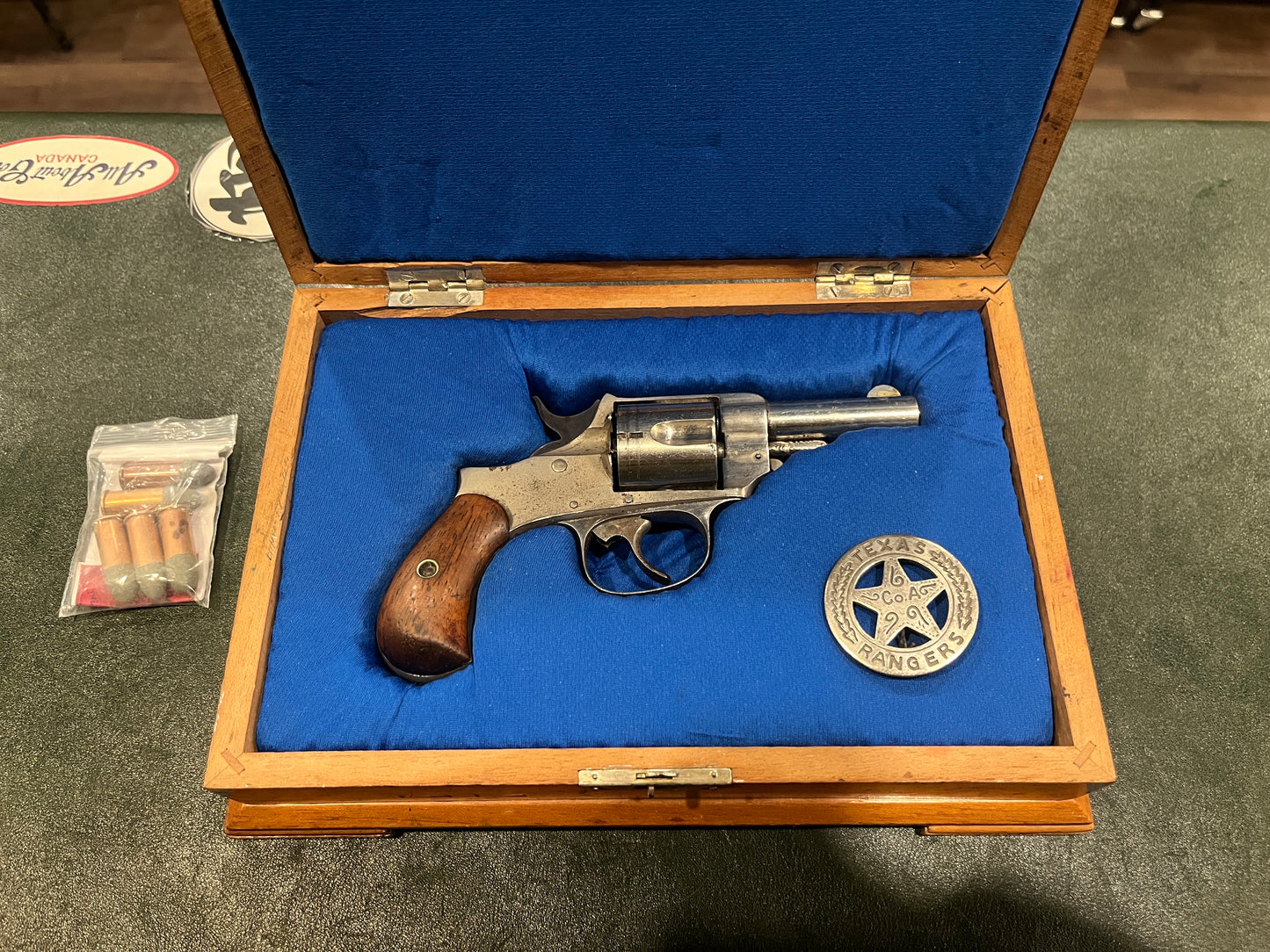 Forehand & Wadsworth Double Action No.38 Revolver – Pat. July 24, 1877 – Antique American Pocket Revolver with Ammunition