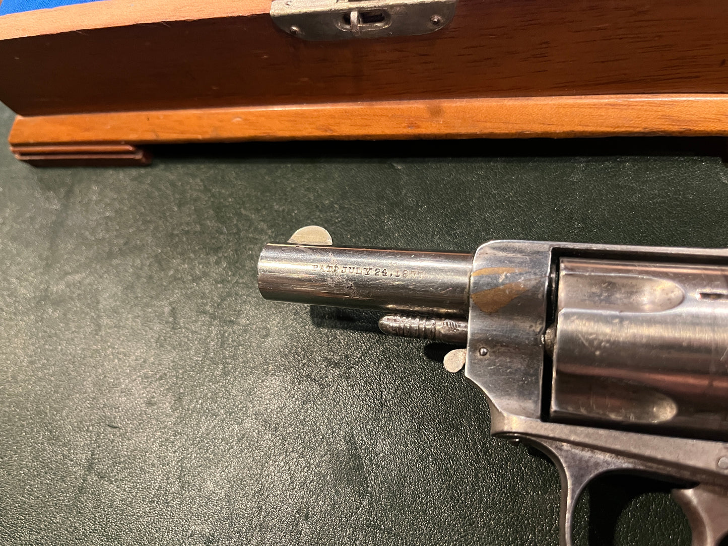 Forehand & Wadsworth Double Action No.38 Revolver – Pat. July 24, 1877 – Antique American Pocket Revolver with Ammunition