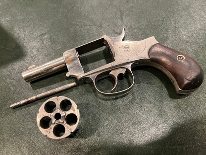 Forehand & Wadsworth Double Action No.38 Revolver – Pat. July 24, 1877 – Antique American Pocket Revolver with Ammunition