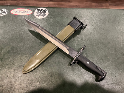 U.S. M1905 / M1 Garand Bayonet – Arsenal Reworked Configuration with Scabbard