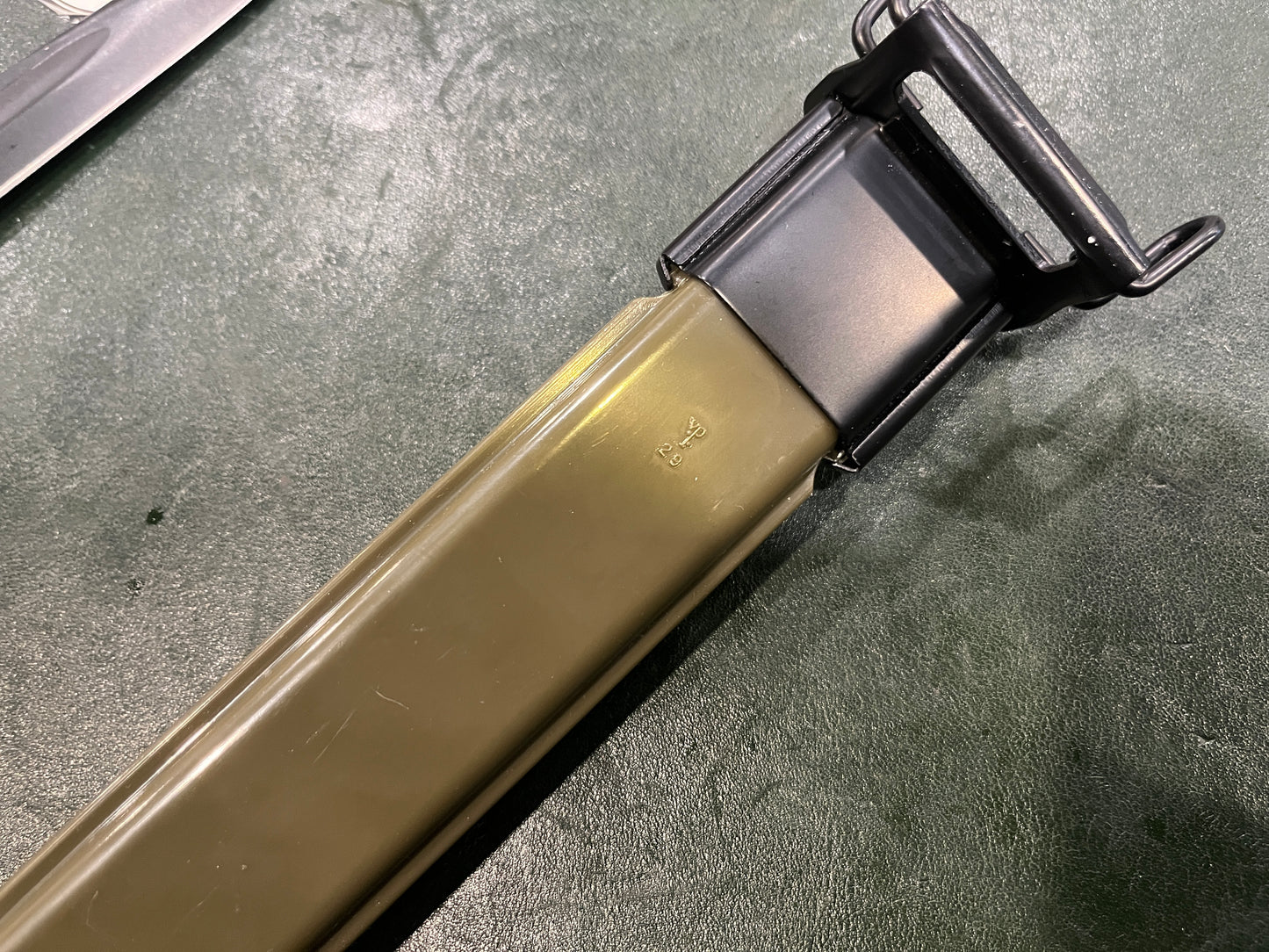 U.S. M1905 / M1 Garand Bayonet – Arsenal Reworked Configuration with Scabbard