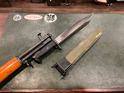 U.S. M1905 / M1 Garand Bayonet – Arsenal Reworked Configuration with Scabbard