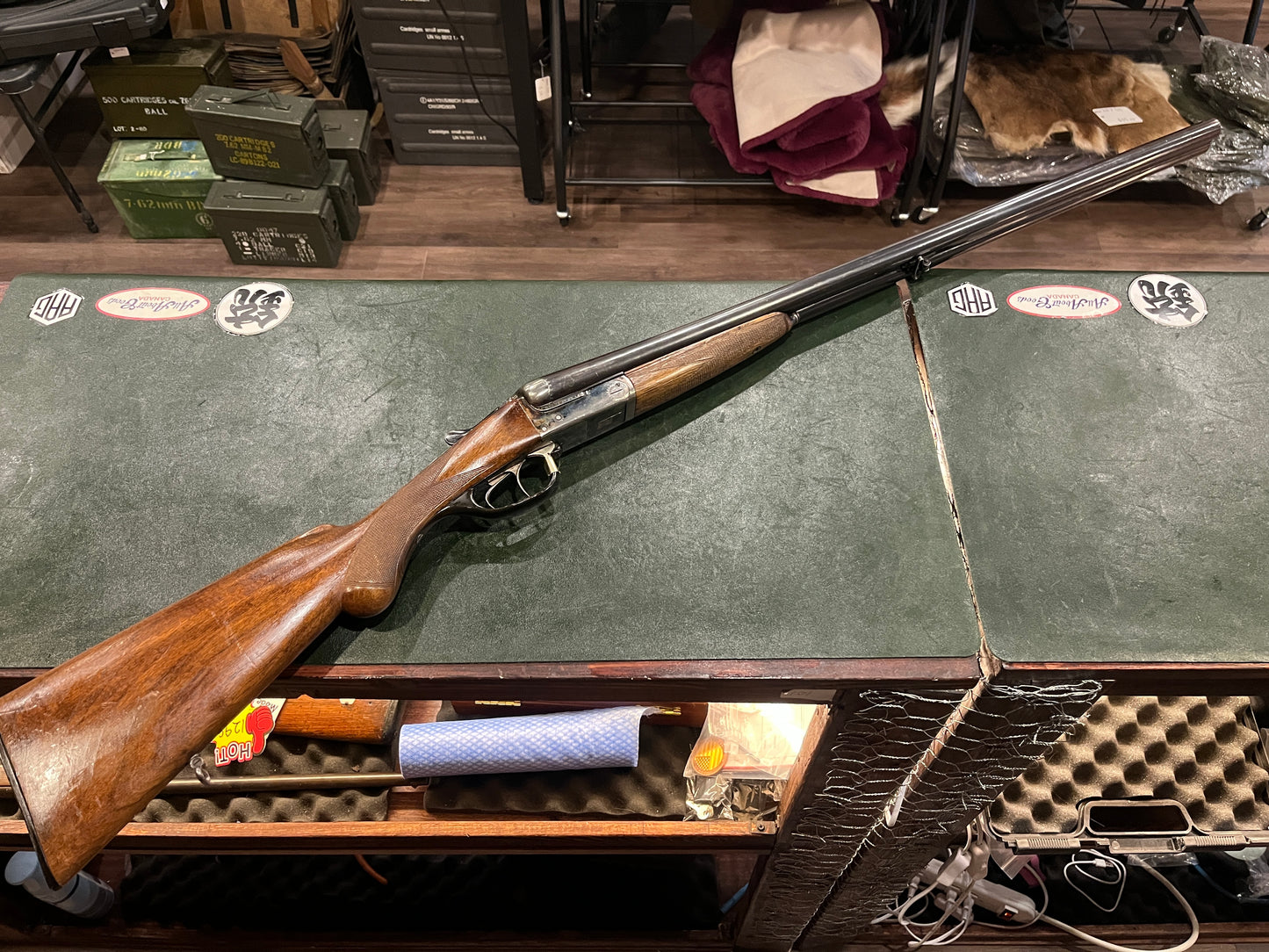 Fusil de chasse juxtaposé Royal Gun Co. Birmingham « Our English Type » calibre 12 | Chokes fixes Mod et Full