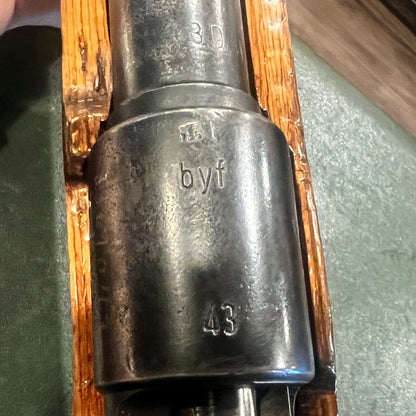WWII German Mauser Oberndorf byf 43 K98k – Russian Capture – Exceptional Matching Example – 8mm Mauser