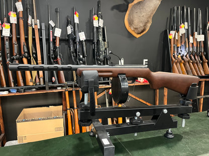 (ReStocking)New Never Fired- Pietta PPS-50 .22 LR Semi-Auto Rifle with Wood Stock & Drum Magazine