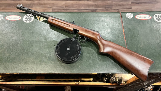 Used Pietta PPS-50 .22 LR Semi-Automatic Rifle – Made in Italy – Includes 50-Round Drum Magazine – Original Box
